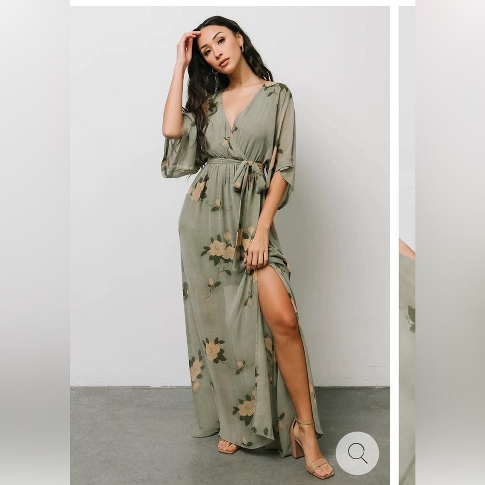 Kimono maxi dress.  Sold out on website. Photographs like a dream.